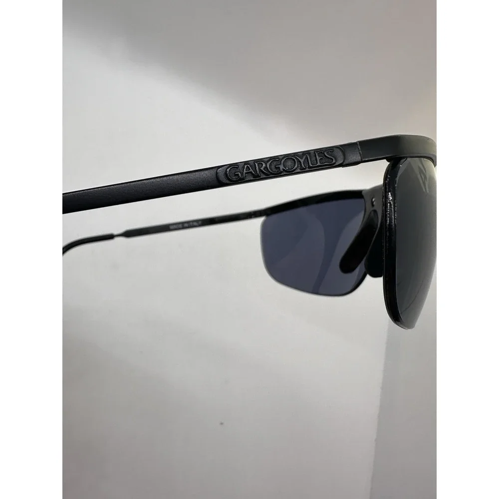 Vintage Gargoyles Legends Wrap‎ Sunglasses Blue Gray Lenses Made in Italy